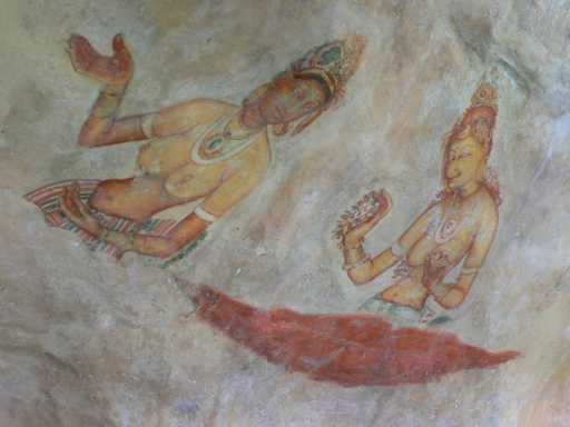 De Wolkenmeisjes van Sigiriya
