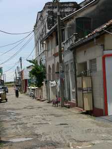 Zomaar een straatje in het fort in Galle